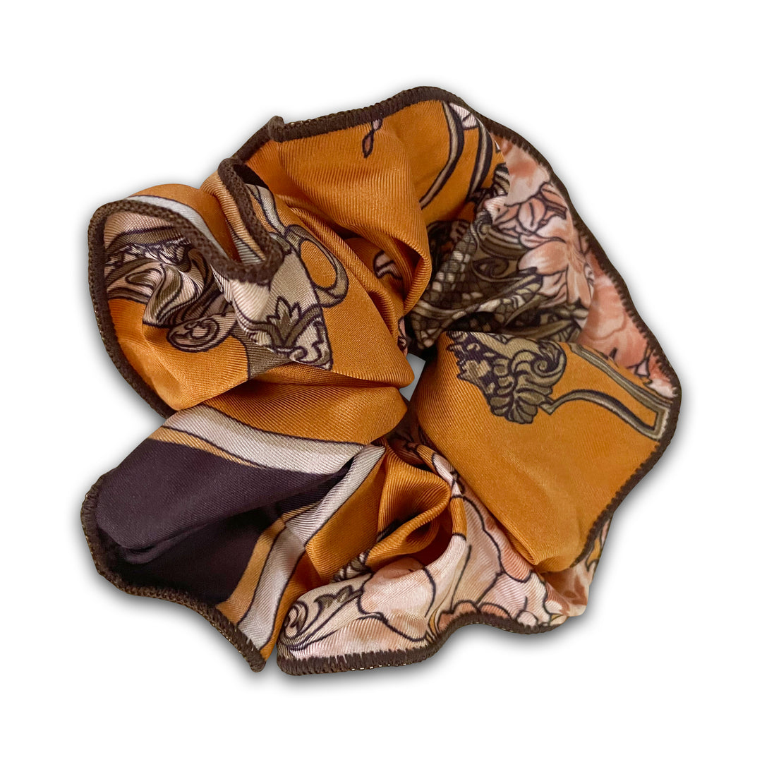 Ginevra  Italian Silk Twill Scrunchie