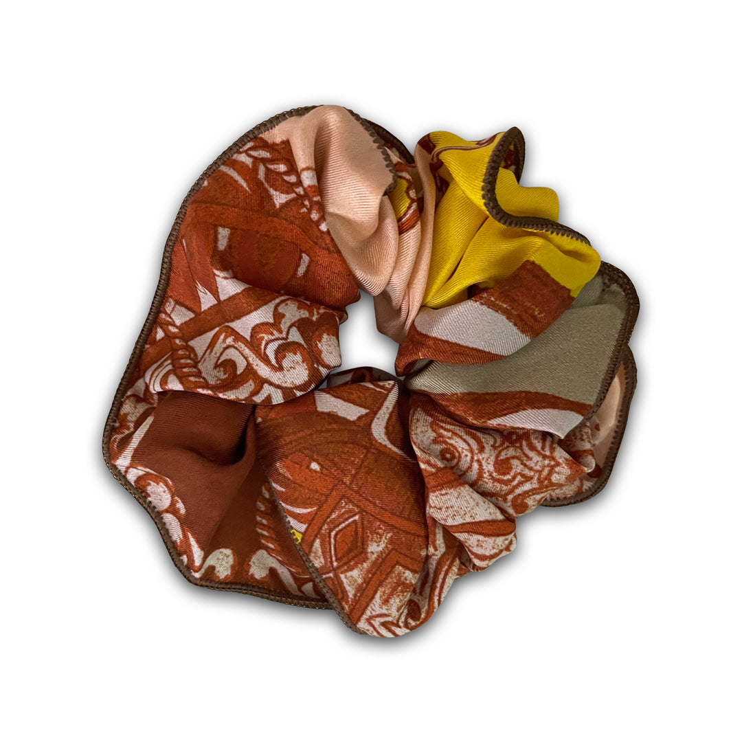 Luciana Italian Silk Twill Scrunchie