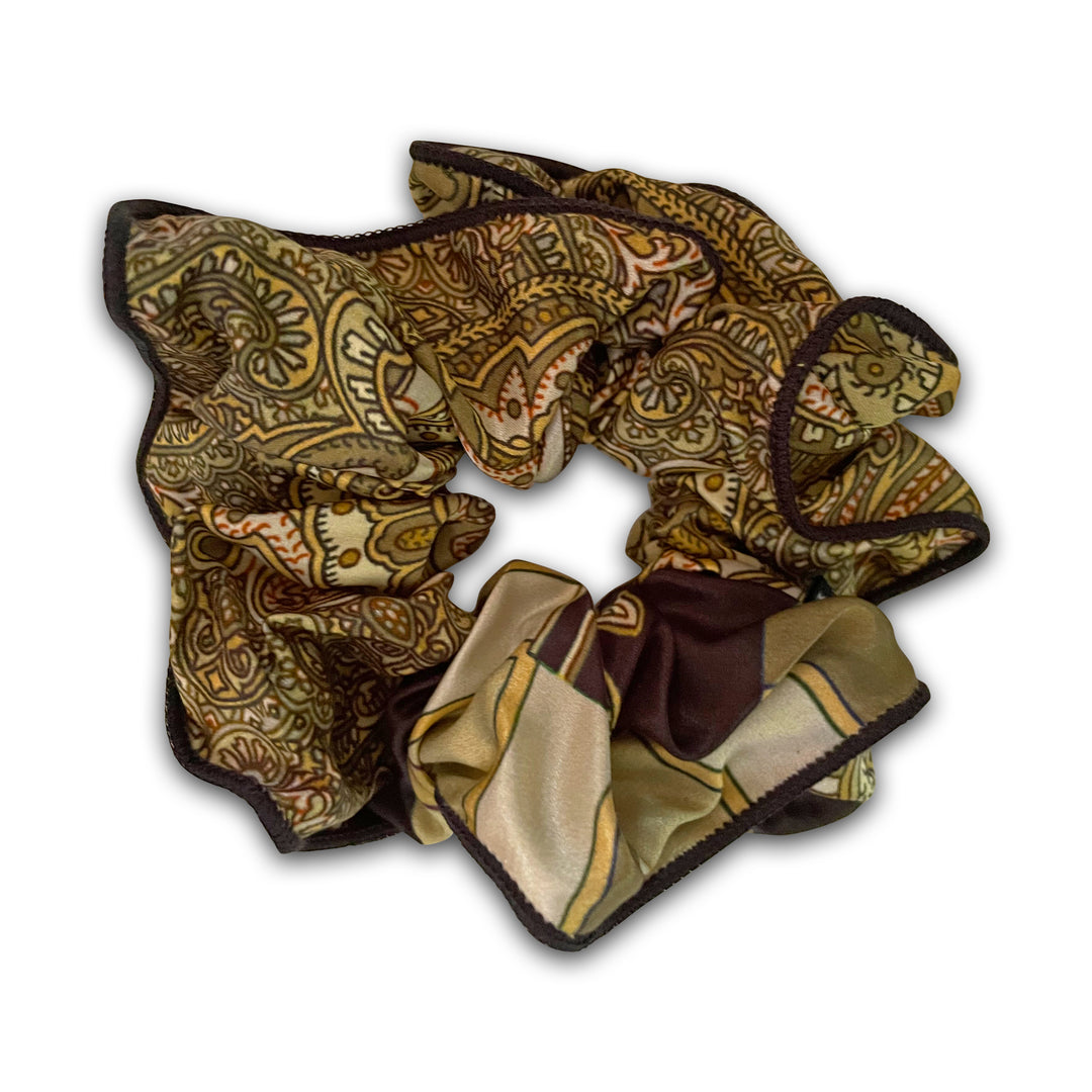 Alessia Italian Silk Twill Scrunchie