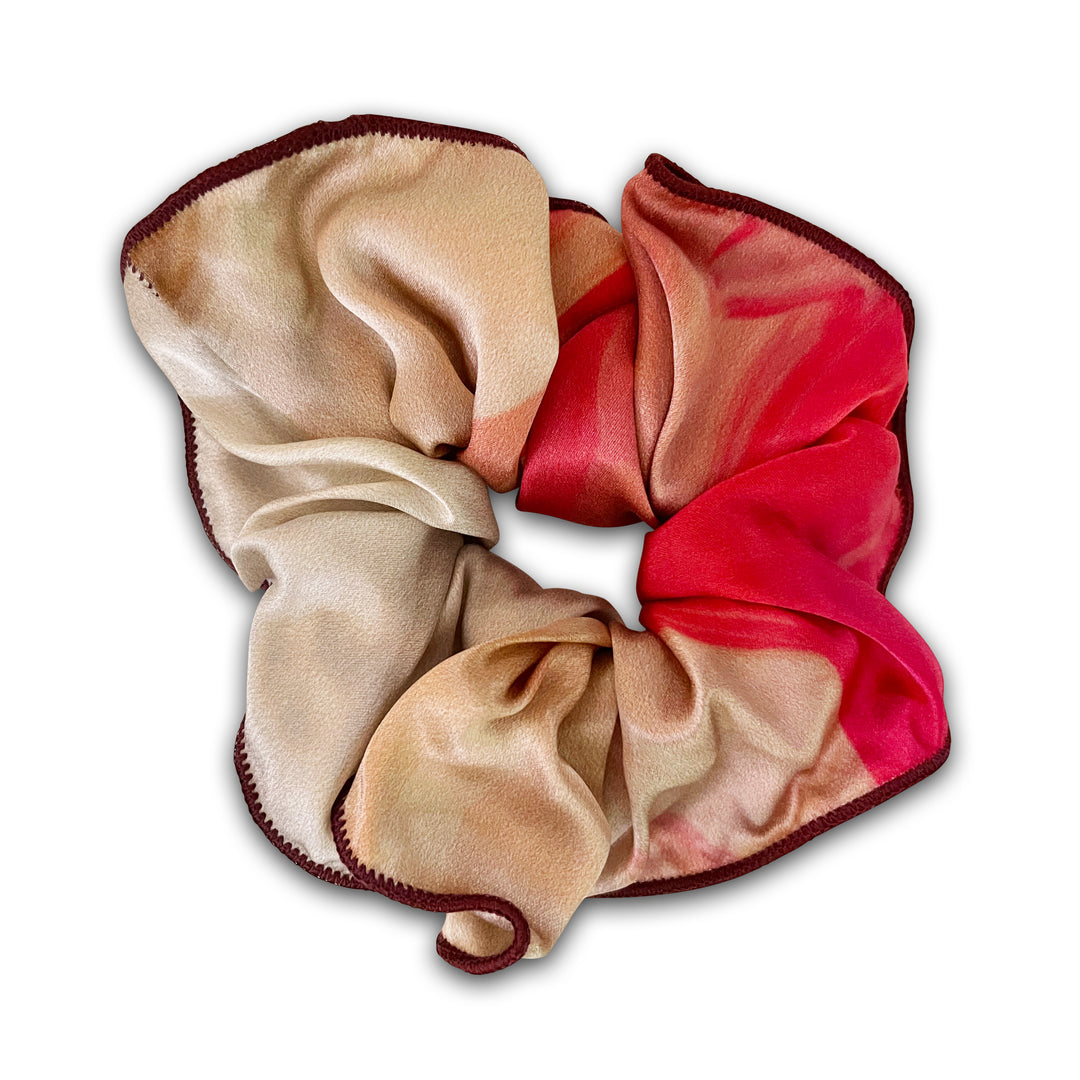 Valentina Italian Silk Twill Scrunchie